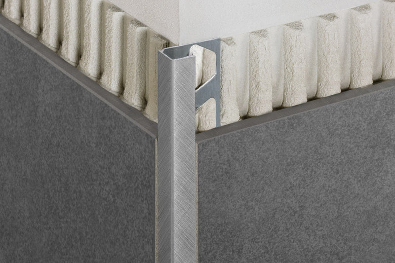 Schlüter QUADEC Winkelprofil Q100AE, Aluminium eloxiert, H 10 mm, 2,5 m