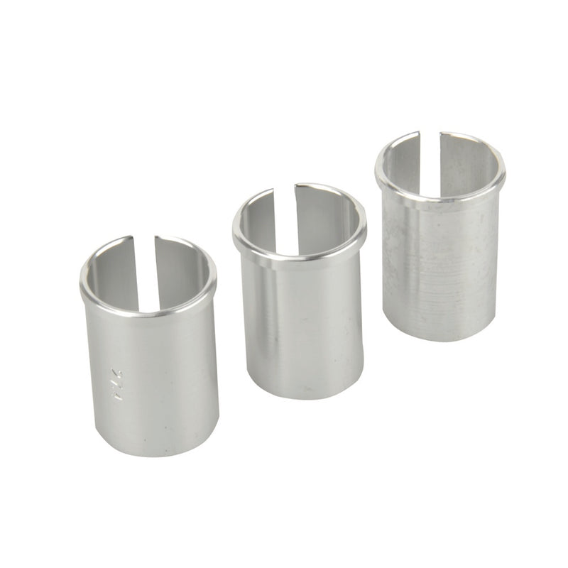 fischer Reduzierhülsen-Set Sattelstützen 3-teilig, silber