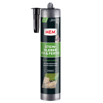 MEM Steinkleber Fix & Fertig 425 g, lösemittelfreier Steinkleber für innen & außen