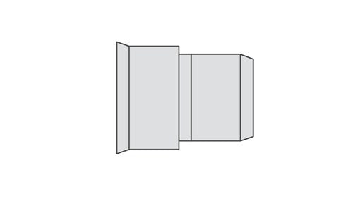 HEGLER SIROPLAST-K Übergang KG-Muffenend DN 100 aus PE-HD