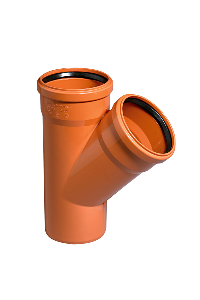 Ostendorf KGEA Einfachabzweig 160/110 orangebraun PVC