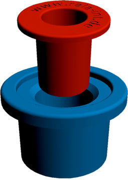 Leysser Universal Stop Hülsen für WC-Sitz, passend 6+8 mm