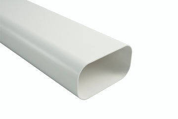 Marley Flachkanalsystem 125 Flachkanal 150x80 mm, 1 m, weiß (Kunststoff)