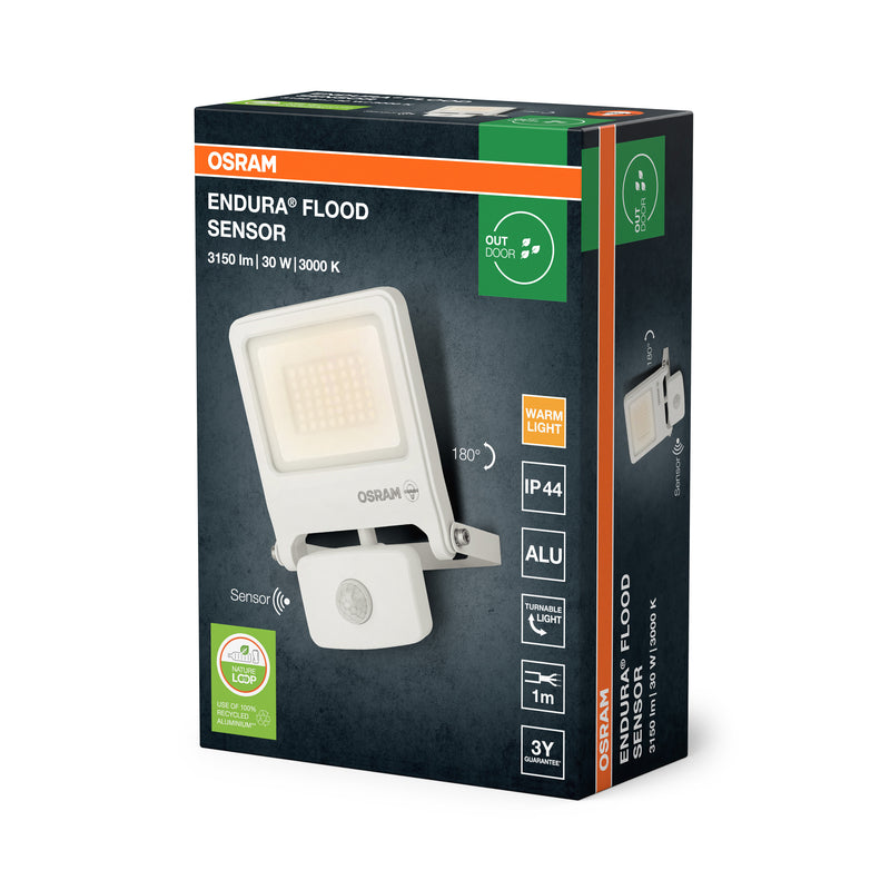 LEDVANCE Flutlicht Endura Flood PCR S, 30 W, weiß, IP44