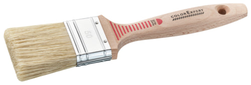 Color-Expert Flachpinsel helle Borste, Holzgriff, Stärke GripZone