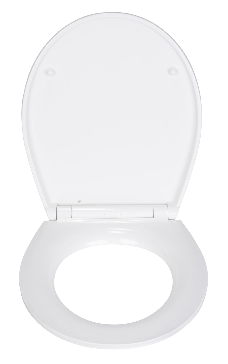 WENKO Silvi WC-Sitz aus Duroplast mit Absenkautomatik, embossed