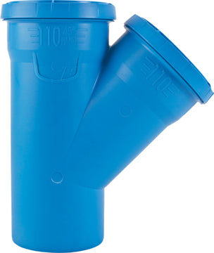 Marley dBlue Einfach-Abzweig DN aus PP-MD, blau