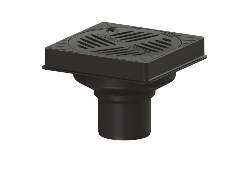 Kessel Hofablauf Ecoguss 67110B eckig Lock+Lift DN100