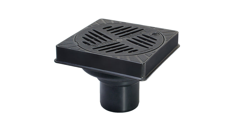 Kessel Hofablauf Ecoguss 67110B eckig Lock+Lift DN100