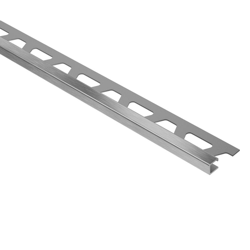 Schlüter QUADEC Winkelprofil Edelstahl gebürstet, H 11 mm, 2,5 m