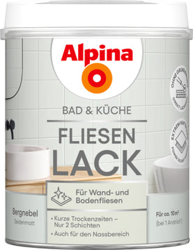 ALPINA Bad & Küche Fliesenlack 2K 0,75 l
