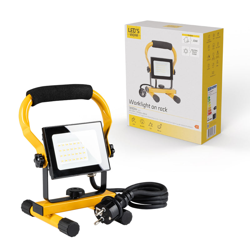 LED's work LED-Arbeitsleuchte 20 W, 4000 K, IP65