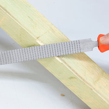 Conmetall Meister Holzraspel halbrund mit Heft, Kunststoffgriff, 200 mm