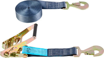 SWG Zurrgurt mit Ratsche & Karabiner, anthrazit, 50 mm x 8 m