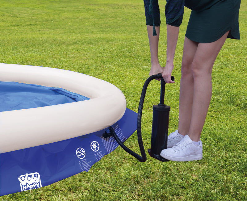 WEHNCKE Quick Up Pool rund 300 x 76 cm inkl. 300gal 12V Filterpumpe