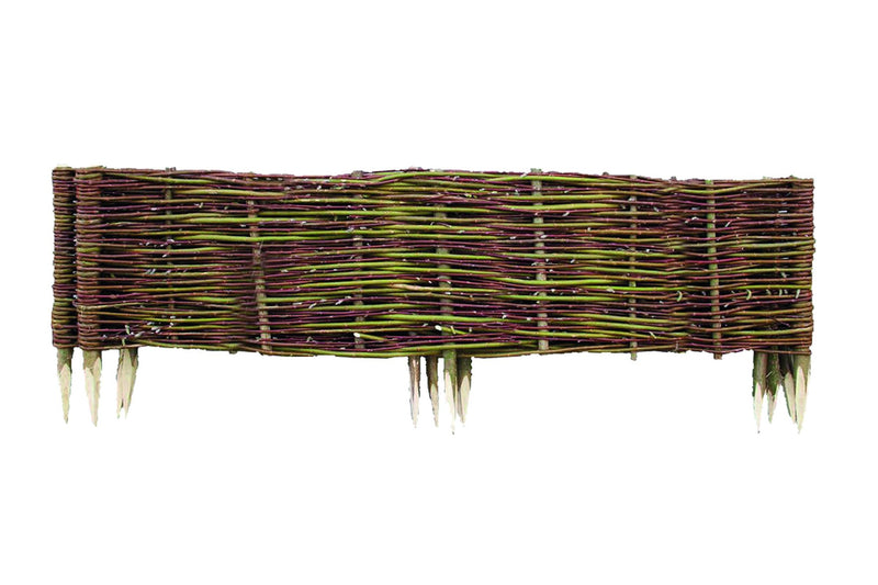 Bernd Jorkisch Weiden-Beeteinfassung 120x20 cm braun (Holz/Weide)