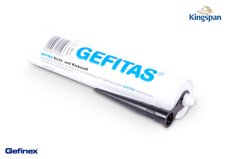 Gefinex Dicht- und Klebstoff schwarz Kartusche 300 ml