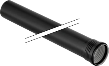 Geberit Silent-PP Rohr mit Muffe GE DN 50 Ø50x2, Länge 100 cm