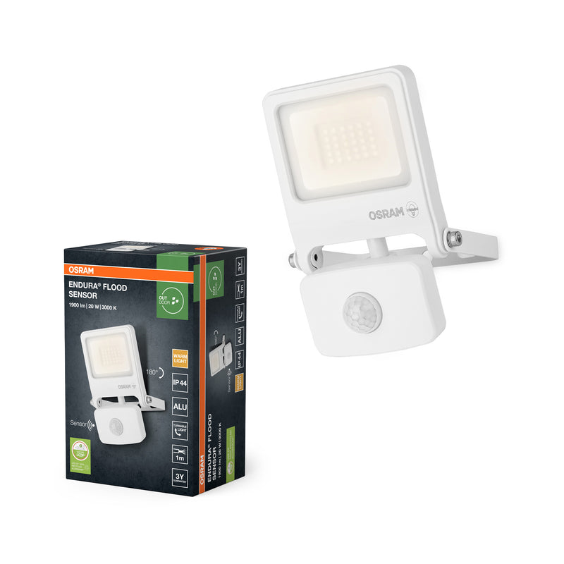 LEDVANCE ENDURA Flood PCR S Flutlicht 20W weiß 1800lm 3000K IP44