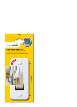 Schellenberg DUO Abdeckplatte weiß