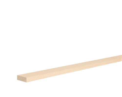 OSMO Rechteckleiste Kiefer, roh, natur