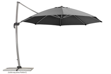 Schneider Schirme Rhodos Rondo Ampelschirm anthrazit/silbergrau, rund 350x280