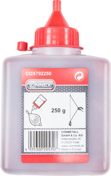 Conmetall Meister Farbpuder rot für Schlagschnur, 250 g
