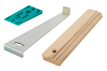 Wolfcraft Verlegeset für Laminat aus Metall, Holz und Kunststoff