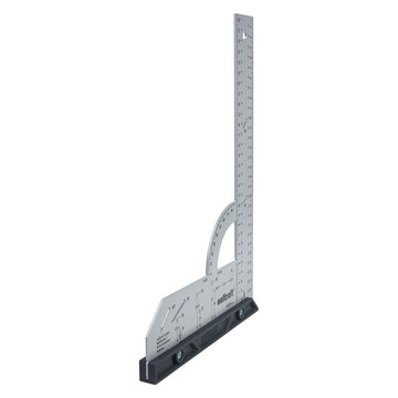 Wolfcraft Universalwinkel mit Anschlag, Winkelmesser, 300 mm