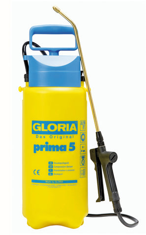 GLORIA Drucksprühgerät prima 5, gelb/blau, 5 l Behältervolumen, 3 bar