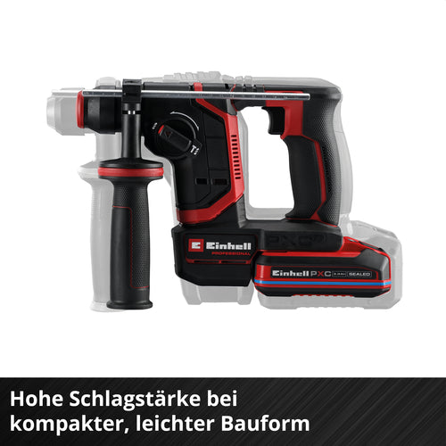 Einhell Professional Akku-Bohrhammer TP-HD 18/17-C in Schwarz mit SDS-plus