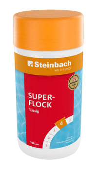 Steinbach Superflock flüssig Poolchemie zur Flockung, 1 l