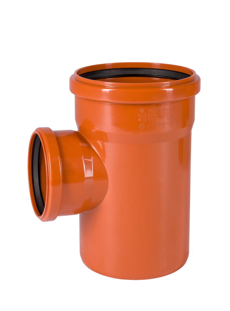 Ostendorf KGEA Einfachabzweig 160/110 orangebraun PVC