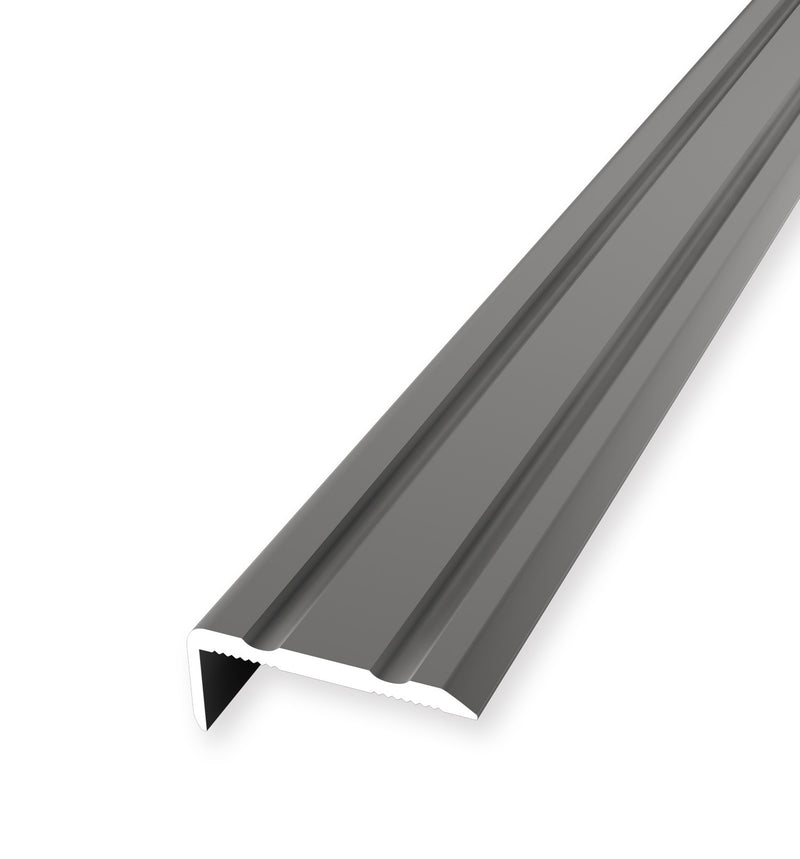 Parkettfreund PF 236 SK Winkelprofil edelstahloptik, Aluminium eloxiert, selbstklebend 100 cm