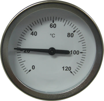 Leysser/ sanicomfort Zeigerthermometer analog 45x63 mm 0-120°C