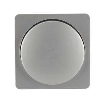 UNITEC LE MANS Serie 603 Dimmerabdeckung silber, Rahmen & Abdeckung