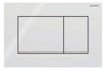 Geberit Sigma30 Betätigungsplatte 2-Mengen chrom/weiß, glänzende Oberfläche