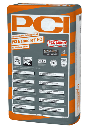 PCI Nanocret FC Betonspachtel faserverstärkt grau, 25 kg für Innen & Außen