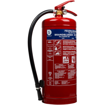 Smartwares Pulverlöscher BB6 SW, 6 kg