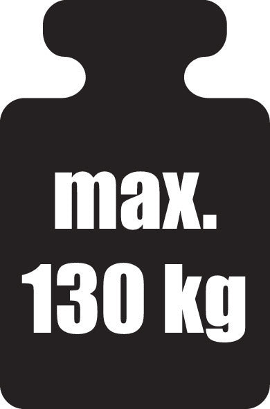 WENKO Secura Premium Badhocker anthrazit/aluminium, 50,5 cm breit