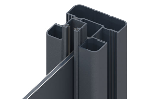 DELTA Gartenholz EASY-BOARDS Montageleisten-Set, Aluminium, silber