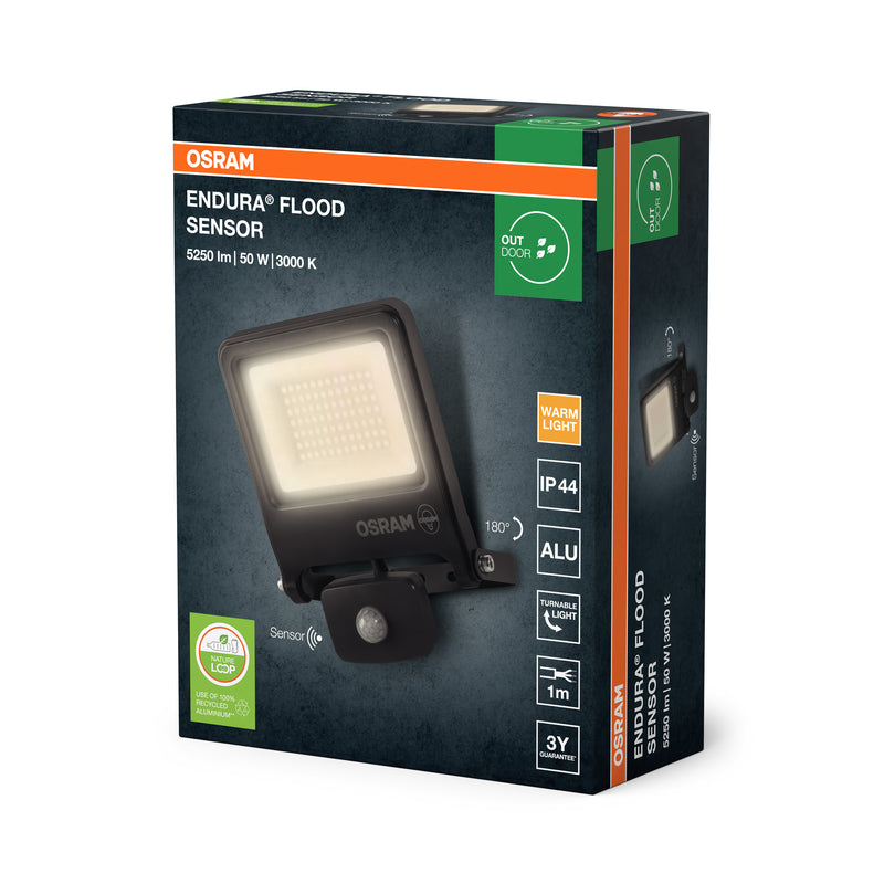 LEDVANCE Endura Flood PCR S Flutlicht 50 W IP44 dunkelgrau