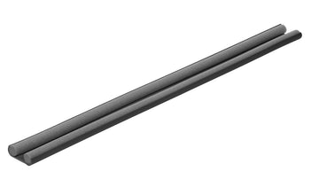 tesa Türbodendoppeldichtung, anthrazit, Breite 25 mm, Länge 0,95 m