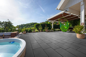 KANN Pheos Terrassenplatte anthrazit plus, betonglatt, 60x40x5 cm