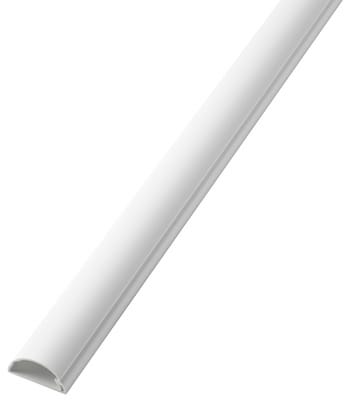 D-Line Kabelkanal weiß, 1,5 m, 50x25 mm für Wandfernseher