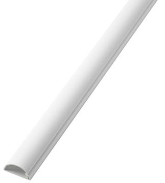 D-Line Kabelkanal weiß, 1,5 m, 50x25 mm für Wandfernseher