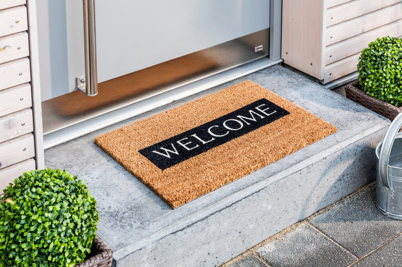 ASTRA Coco Design Fußmatte 40×60 cm, natur mit „Welcome“-Motiv