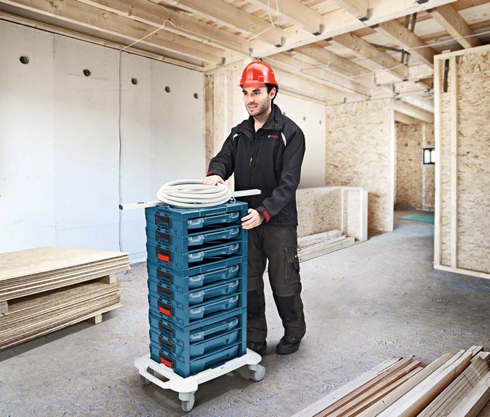 Bosch i-BOXX Shelf 3-teilig Aufnahmesystem in blau/schwarz/rot