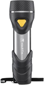 VARTA Day Light Multi LED F30 Taschenlampe mit Batterie, Aluminium/Gummi