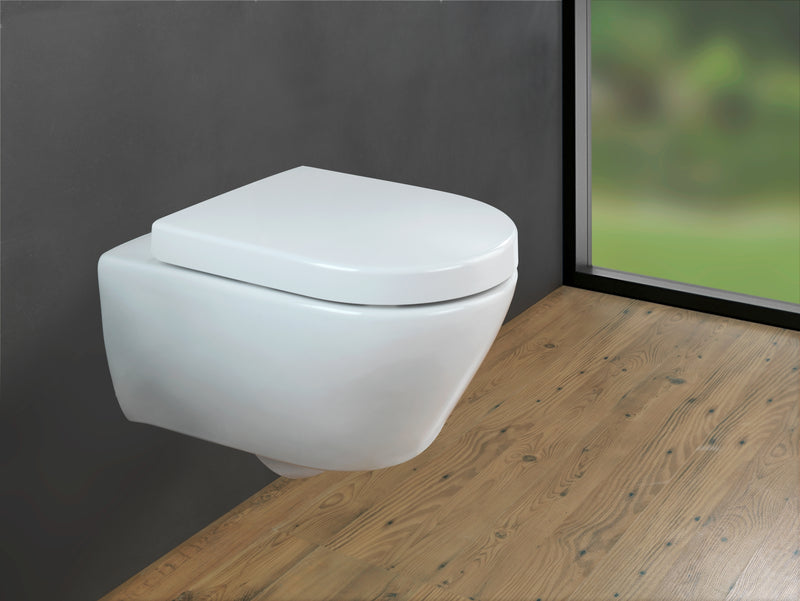 WENKO Exclusive Nr. 4 WC-Sitz, weiß, Duroplast mit Absenkautomatik